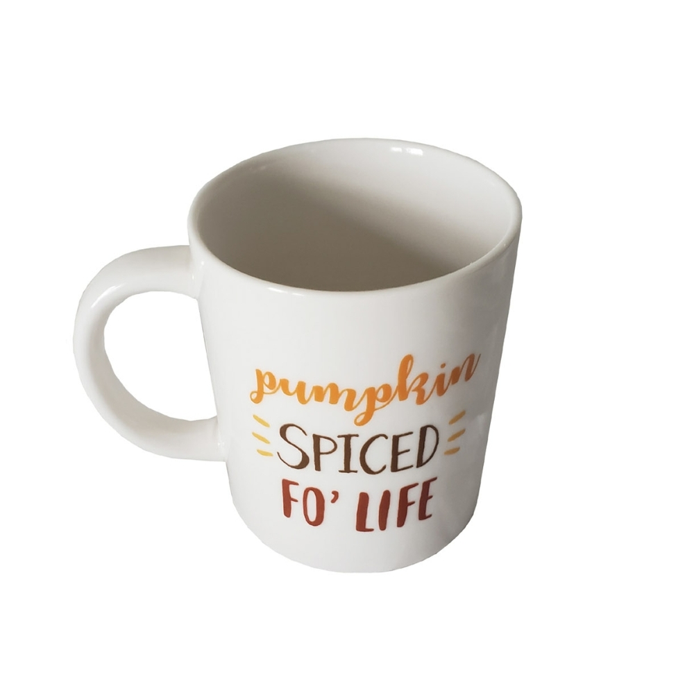 🍂 DII Pumpkin Spiced Fo' Life Ceramic Mug